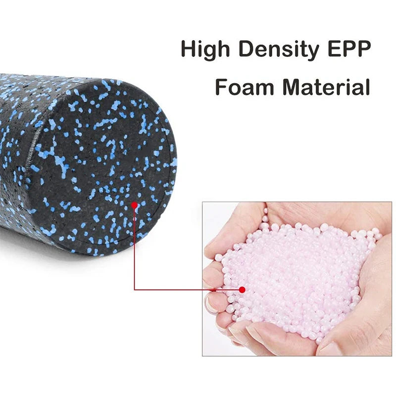 45Cm Yoga Column Fitness Balls Set EPP High Density Foam Roller Deep Tissue Massage Pilates Body Muscle Release Exercises