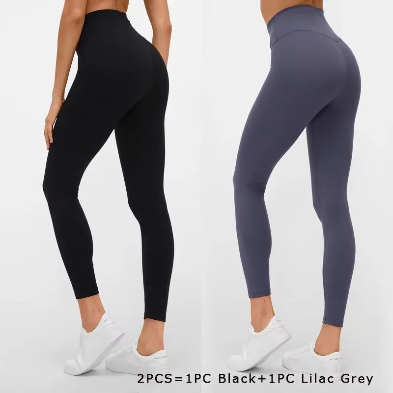 25" RHYTHM Squat Proof Leggings Women No Front Seam Buttery Soft Yoga Leggings Pant for Gym Sports Fitness