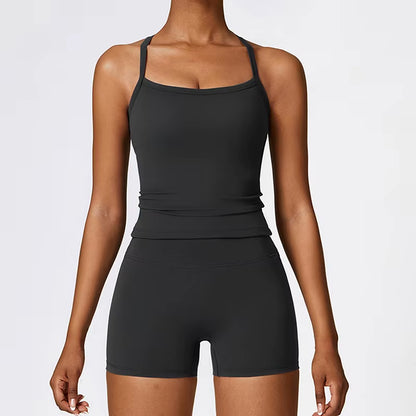 Fitness Yoga Set Gym Sport Suits Sexy Women Sports Wear Girl Clothing Booty Yoga Pants Leggings Bra Top Sportswear