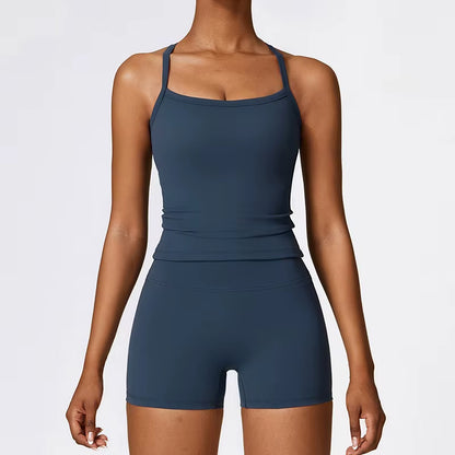 Fitness Yoga Set Gym Sport Suits Sexy Women Sports Wear Girl Clothing Booty Yoga Pants Leggings Bra Top Sportswear