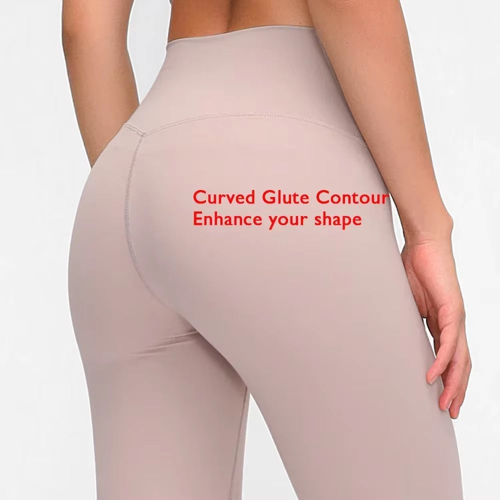 25" RHYTHM Squat Proof Leggings Women No Front Seam Buttery Soft Yoga Leggings Pant for Gym Sports Fitness