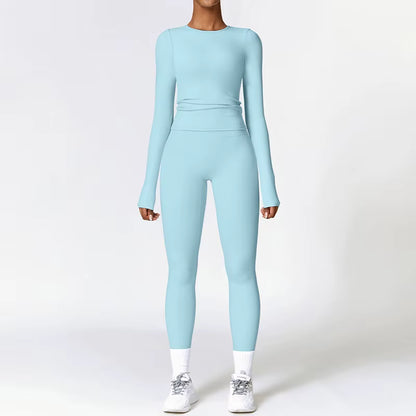 Fitness Yoga Set Gym Sport Suits Sexy Women Sports Wear Girl Clothing Booty Yoga Pants Leggings Bra Top Sportswear