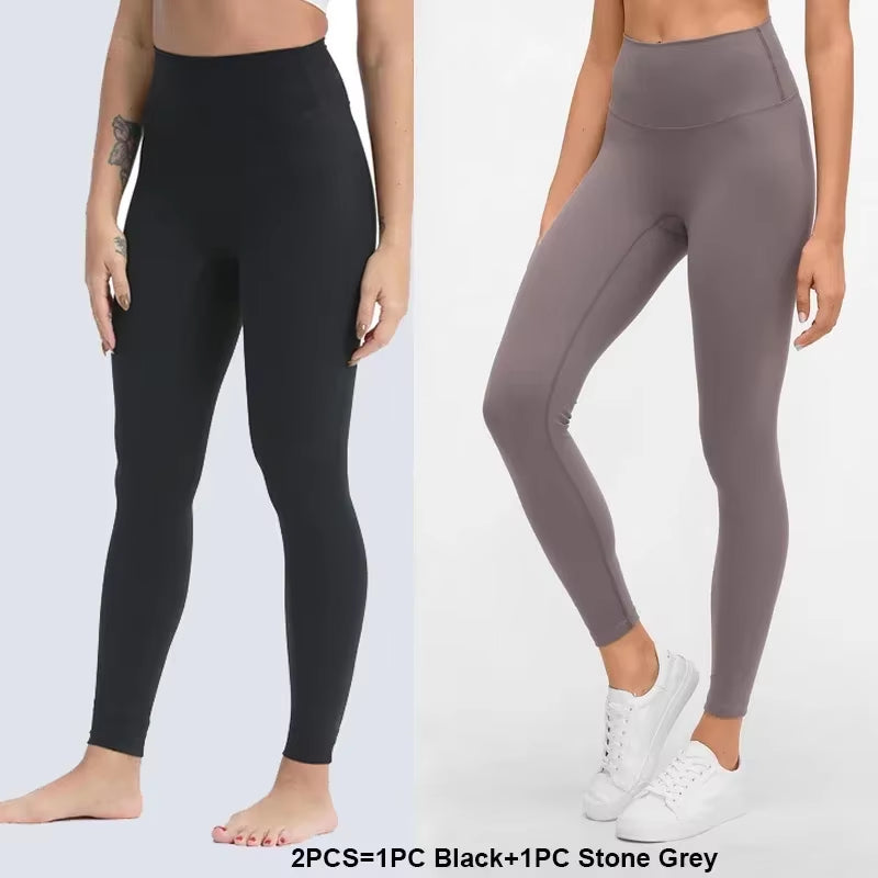 25" RHYTHM Squat Proof Leggings Women No Front Seam Buttery Soft Yoga Leggings Pant for Gym Sports Fitness