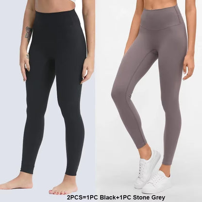 25" RHYTHM Squat Proof Leggings Women No Front Seam Buttery Soft Yoga Leggings Pant for Gym Sports Fitness
