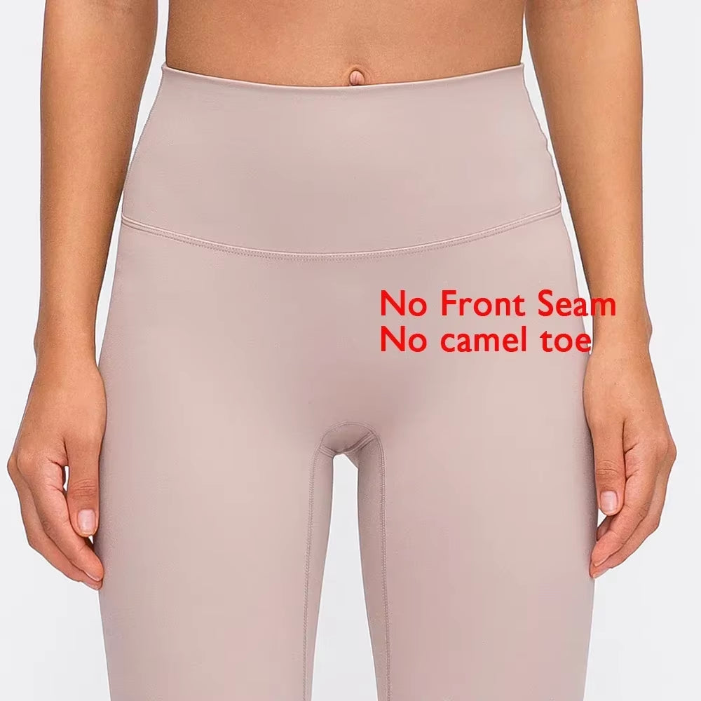 25" RHYTHM Squat Proof Leggings Women No Front Seam Buttery Soft Yoga Leggings Pant for Gym Sports Fitness